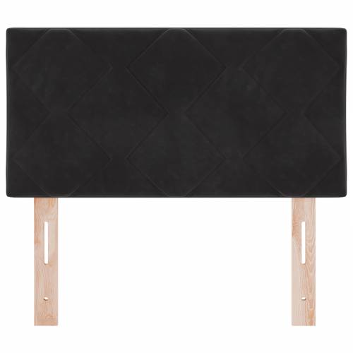 LED uzglavlje dizajn dijamantnih uzoraka crno 80 cm baršun Cijena