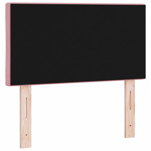 LED uzglavlje dizajn dijamantnih blokova ružičasto 80 cm velur Cijena