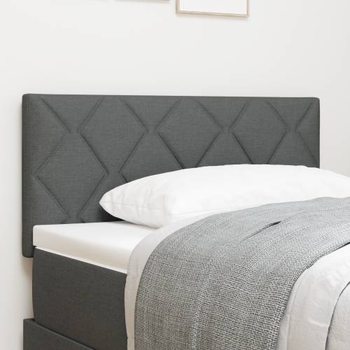 LED uzglavlje dijamantne kocke tamno sivo 90 cm tkanina Cijena