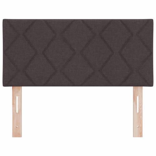 LED Naslonjač s dizajnom dijamantnih blokova tamnosmeđi 90 cm tkanina Cijena