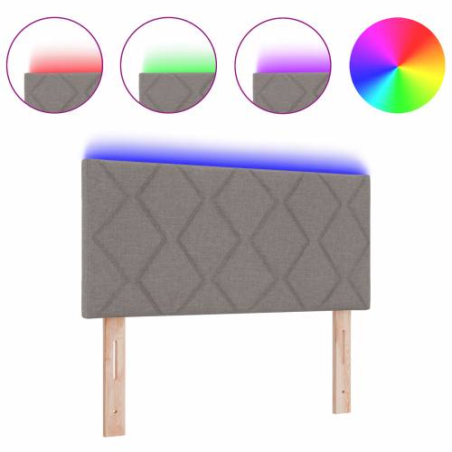 LED uzglavlje dijamantni blok dizajn taupe 90 cm tkanina Cijena