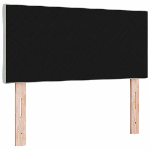 LED uzglavlje s dijamantnim blokovima svjetlosivo 90 cm baršun Cijena