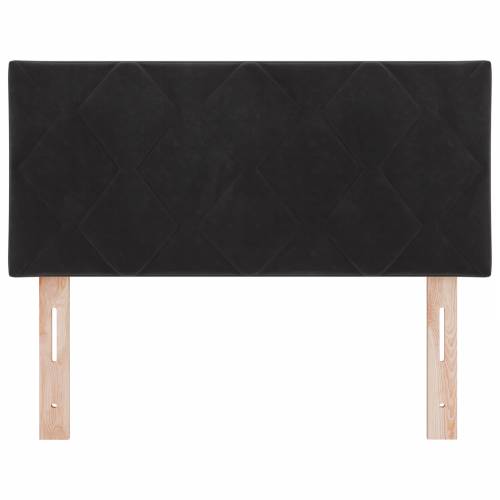 LED uzglavlje dizajn dijamantnih blokova crno 90 cm baršun Cijena