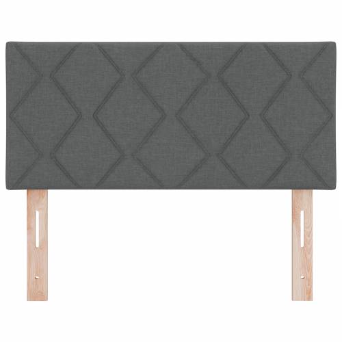 LED uzglavlje dizajn dijamantnih blokova tamno sivo 100 cm tkanina Cijena