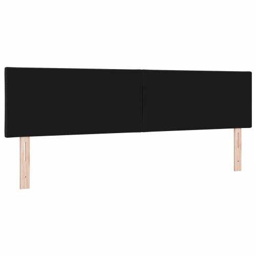 LED uzglavlje dizajn s dijamantnim blokovima crno 180 cm tkanina Cijena
