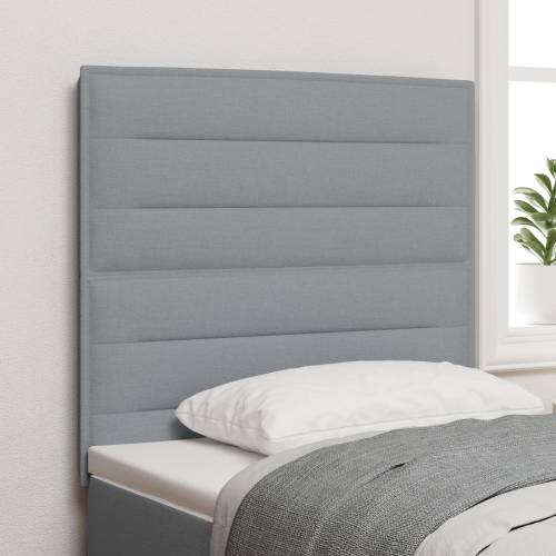 LED uzglavlje Linijski dizajn Svjetlosiva 80 cm Tkanina Cijena
