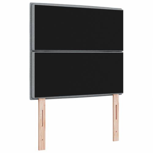 LED uzglavlje Linijski dizajn Svjetlosiva 80 cm Tkanina Cijena