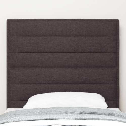LED Uzglavlje Dizajn Linije Tamno Smeđa 80 cm Tkanina Cijena