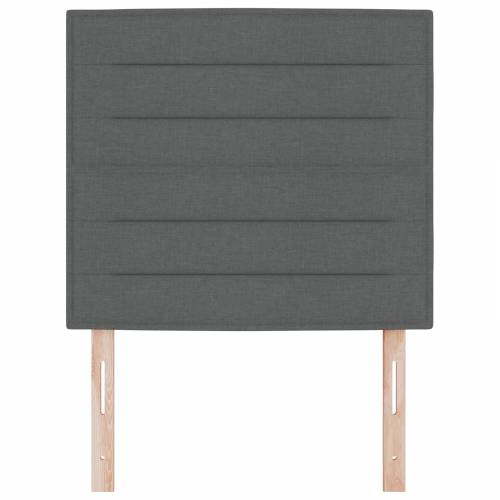 LED Uzglavlje Linije Dizajn Tamno Sivo 90 cm Tkanina Cijena