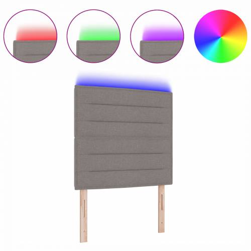LED Uzglavlje Linije Dizajn Taupe 90 cm Tkanina Cijena