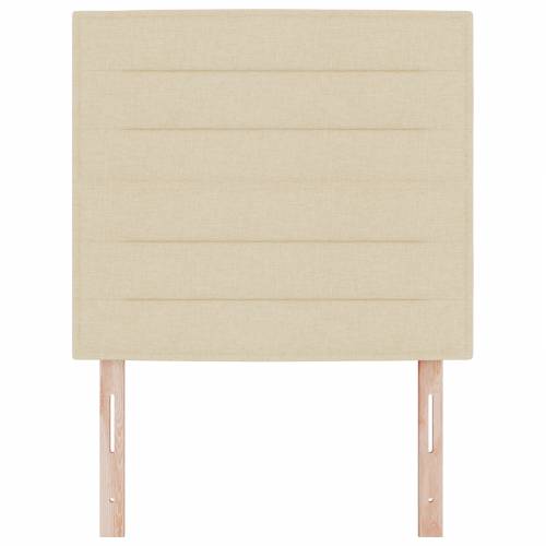 LED uzglavlje sa linijskim dizajnom krem 90 cm tkanina Cijena
