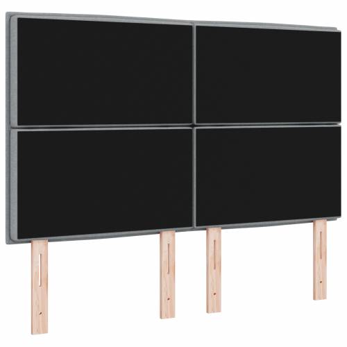 LED uzglavlje suvremenog dizajna svijetlosiva 72 cm tkanina Cijena