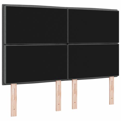 LED uzglavlje s dizajnom linija Tamnosivo 72 cm Tkanina Cijena