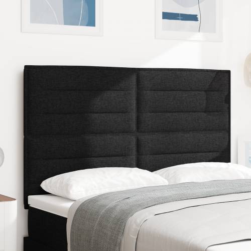 LED uzglavlje s linijama dizajna crno 72 cm tkanina Cijena