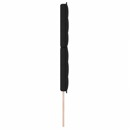 LED uzglavlje s linijama dizajna crno 72 cm tkanina Cijena