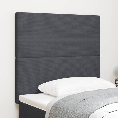 LED uzglavlje tamno sivo 80 cm od korduroj tkanine Cijena