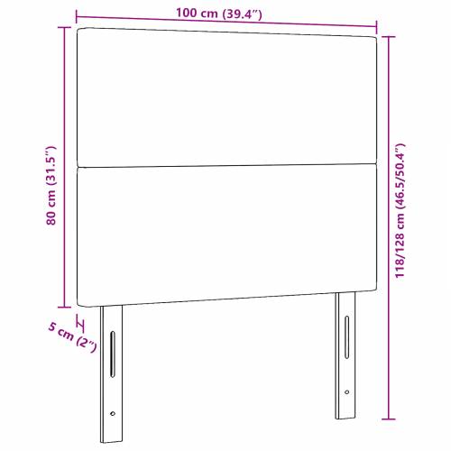 LED uzglavni lampa svijetlosiva 100 cm Kordura tkanina Cijena