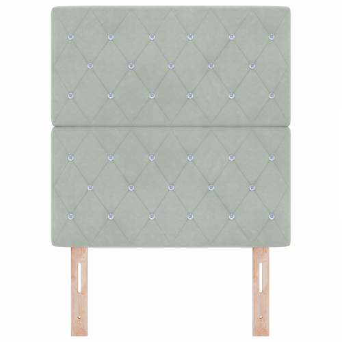 LED uzglavlje svjetlosivo 80 cm pliš Cijena