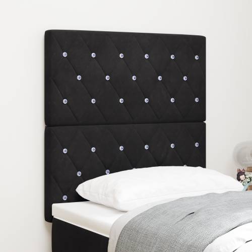 LED uzglavlje crno 80 cm svila Cijena