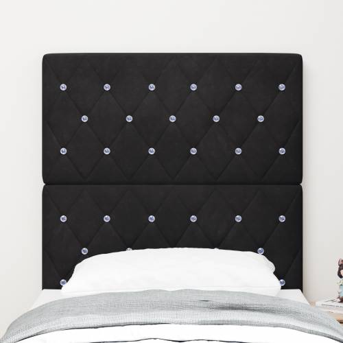 LED uzglavlje crno 80 cm svila Cijena