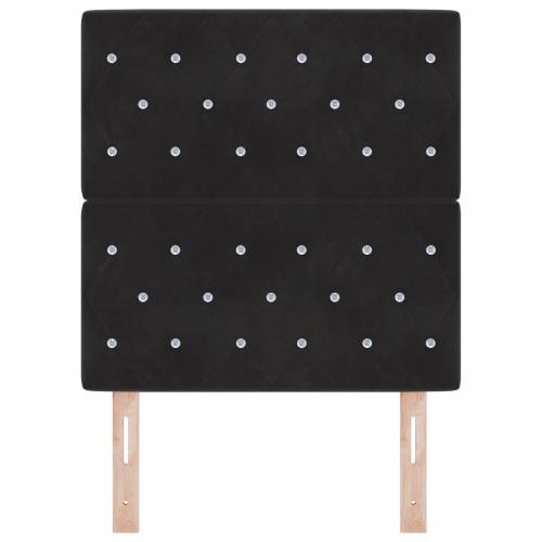 LED uzglavlje crno 80 cm svila Cijena
