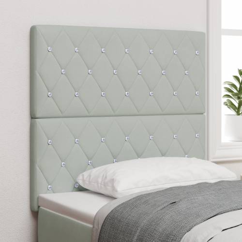 LED uzglavlje svjetlosivo 90 cm aksamin Cijena