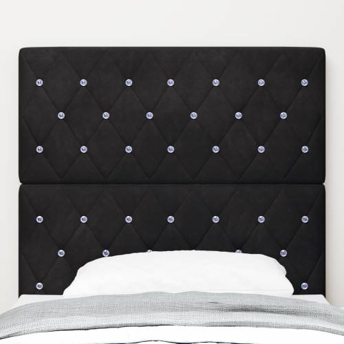 LED uzglavlje crno 100 cm baršunasto Cijena