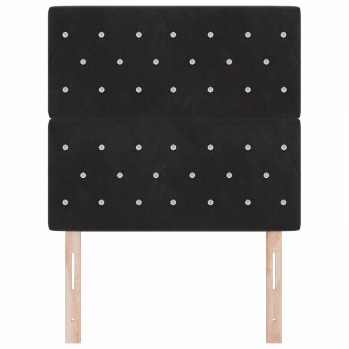 LED uzglavlje crno 100 cm baršunasto Cijena