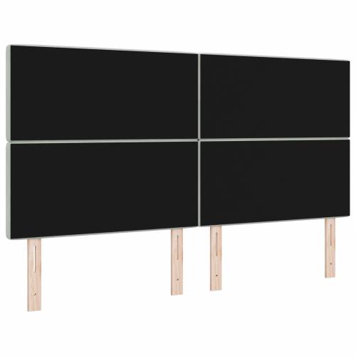 LED Uzglavlje Svjetlosivo 90 cm Baršun Cijena