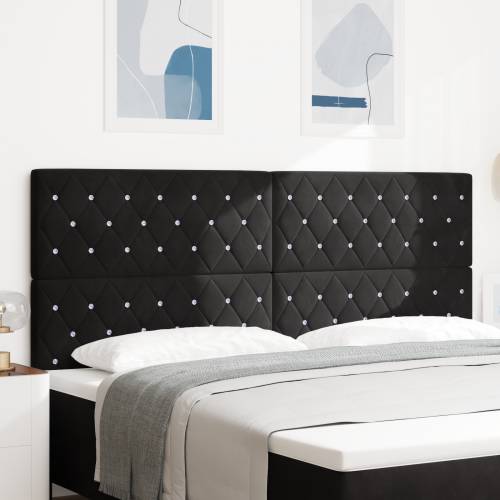 LED Uzglavlje Crno 100 cm Baršun Cijena