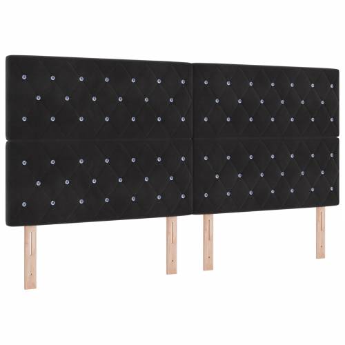 LED Uzglavlje Crno 100 cm Baršun Cijena