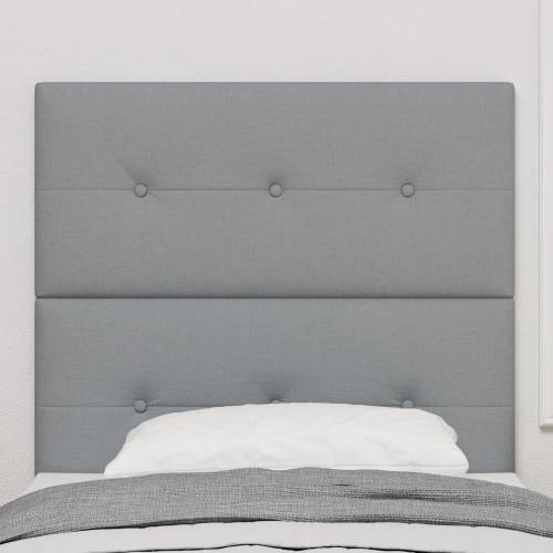 LED Uzglavlje Svjetlosiva 80 cm Platno Cijena