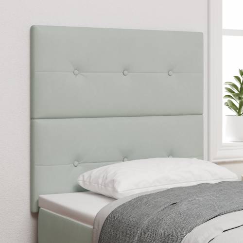 LED Uzglavlje Svijetlosivo 90 cm Baršun Cijena