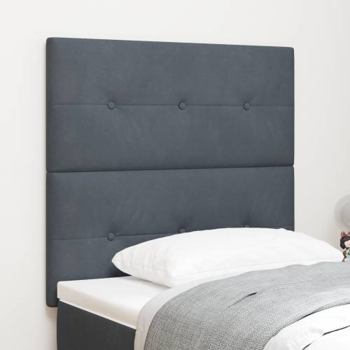 LED uzglavlje tamnosivo 90 cm baršun Cijena