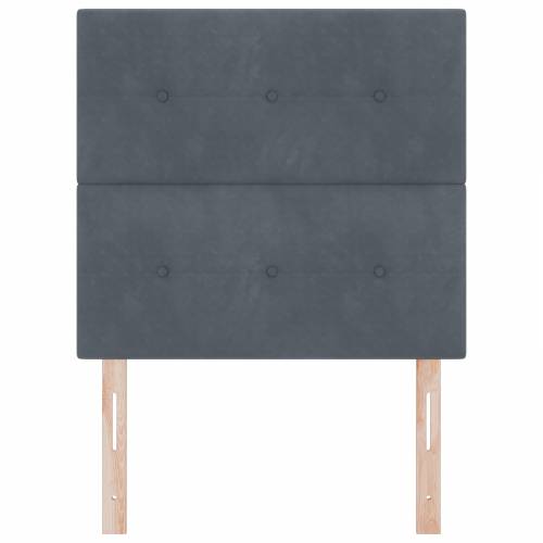 LED uzglavlje tamnosivo 90 cm baršun Cijena