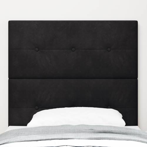 LED Uzglavlje Crno 90 cm Baršun Cijena