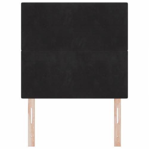LED Uzglavlje Crno 90 cm Baršun Cijena