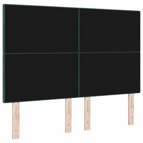 LED uzglavlje Tamnozelena 72 cm Baršun Cijena