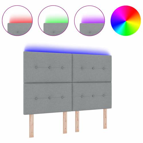 LED uzglavlje svijetlo sivo 80 cm tkanina Cijena