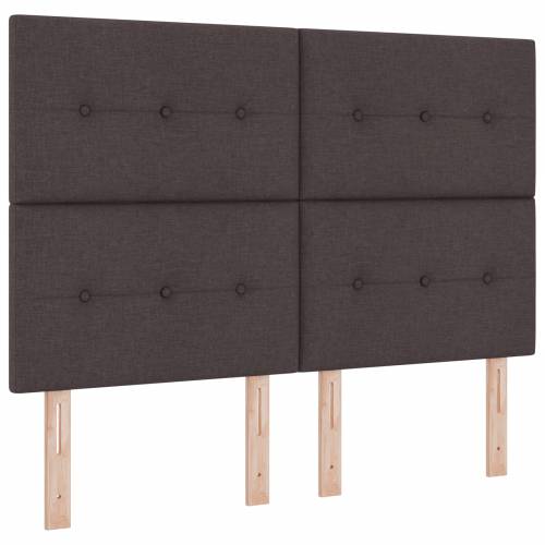 LED Uzglavlje Tamnosmeđe 80 cm Tkanina Cijena