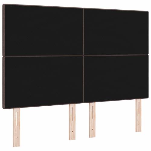 LED Uzglavlje Tamnosmeđe 80 cm Tkanina Cijena