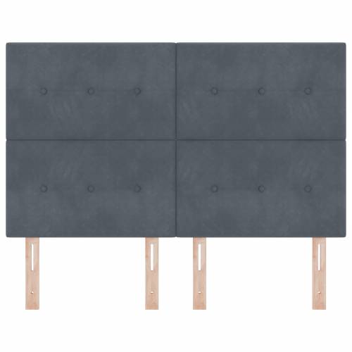 LED uzglavlje tamno sivo 80 cm baršun Cijena