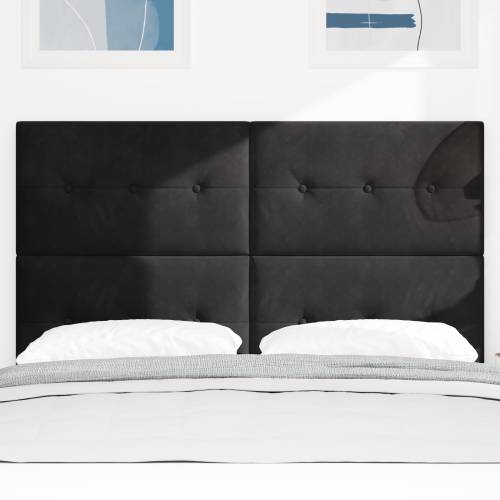 LED Uzglavlje Crno 80 cm Baršun Cijena