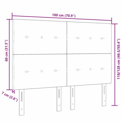 LED uzglavlje svjetlo svjetlosiva 90 cm tkanina Cijena