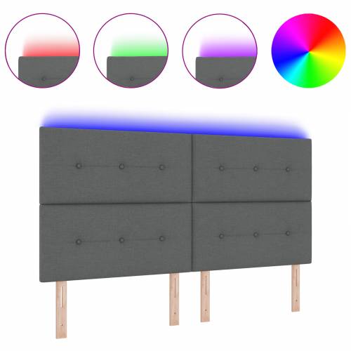 LED uzglavlje tamno sivo 90 cm tkanina Cijena