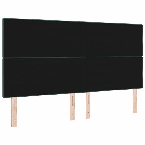 LED Uzglavlje Tamno Zelene Boje 90 cm Baršun Cijena