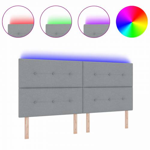 LED Uzglavlje Svjetlosiva 100 cm Tkanina Cijena
