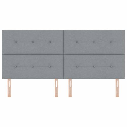 LED Uzglavlje Svjetlosiva 100 cm Tkanina Cijena