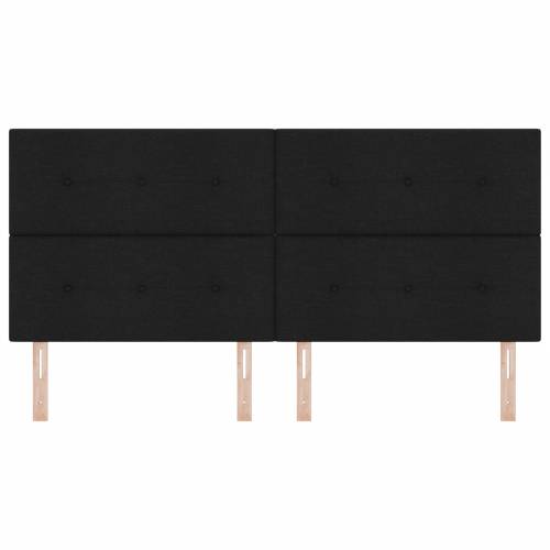 LED uzglavlje Crno 100 cm Tkanina Cijena