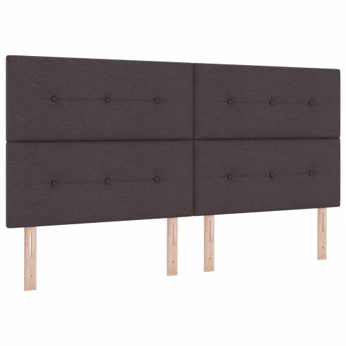 LED Uzglavlje Tamno Smeđe 100 cm Tkanina Cijena